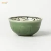 Bát mắm chuồn trúc hoa bèo xanh đồng