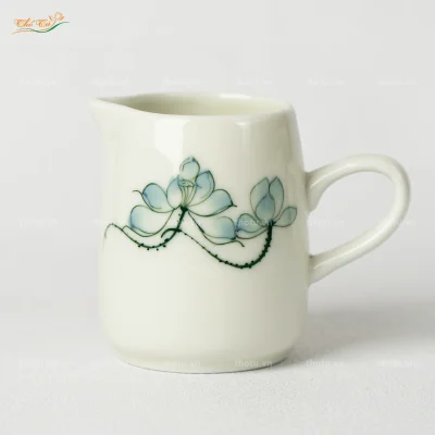 Bình sữa sen xanh Bát Tràng