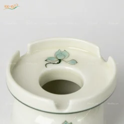 Gạt tàn sen xanh Bát Tràng