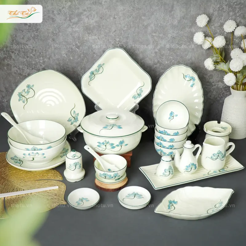 Bát đĩa Thổ Tú