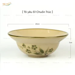 Tô Yêu Chuồn Trúc Bát Tràng