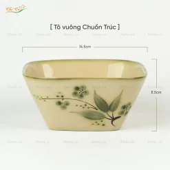 Tô Vuông Chuồn Trúc Bát Tràng