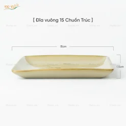 Đĩa vuông chuồn trúc
