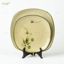 Đĩa Vuông Cắt Góc Chuồn Trúc