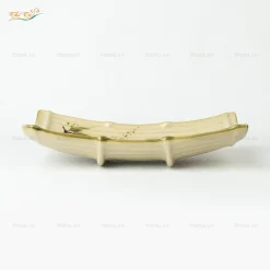 Đĩa thuyền chuồn trúc Bát Tràng