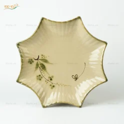 Đĩa sao chuồn trúc Bát Tràng