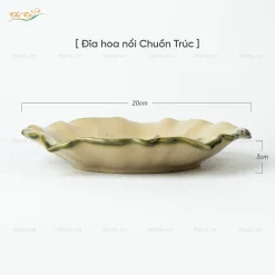Đĩa Hoa Chuồn Trúc Bát Tràng 