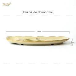 Đĩa cá lào chuồn trúc