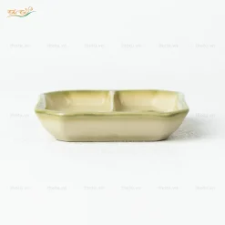 Gia Vị Vuông Cắt Góc Hai Ngăn