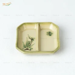 Gia Vị Vuông Cắt Góc Hai Ngăn