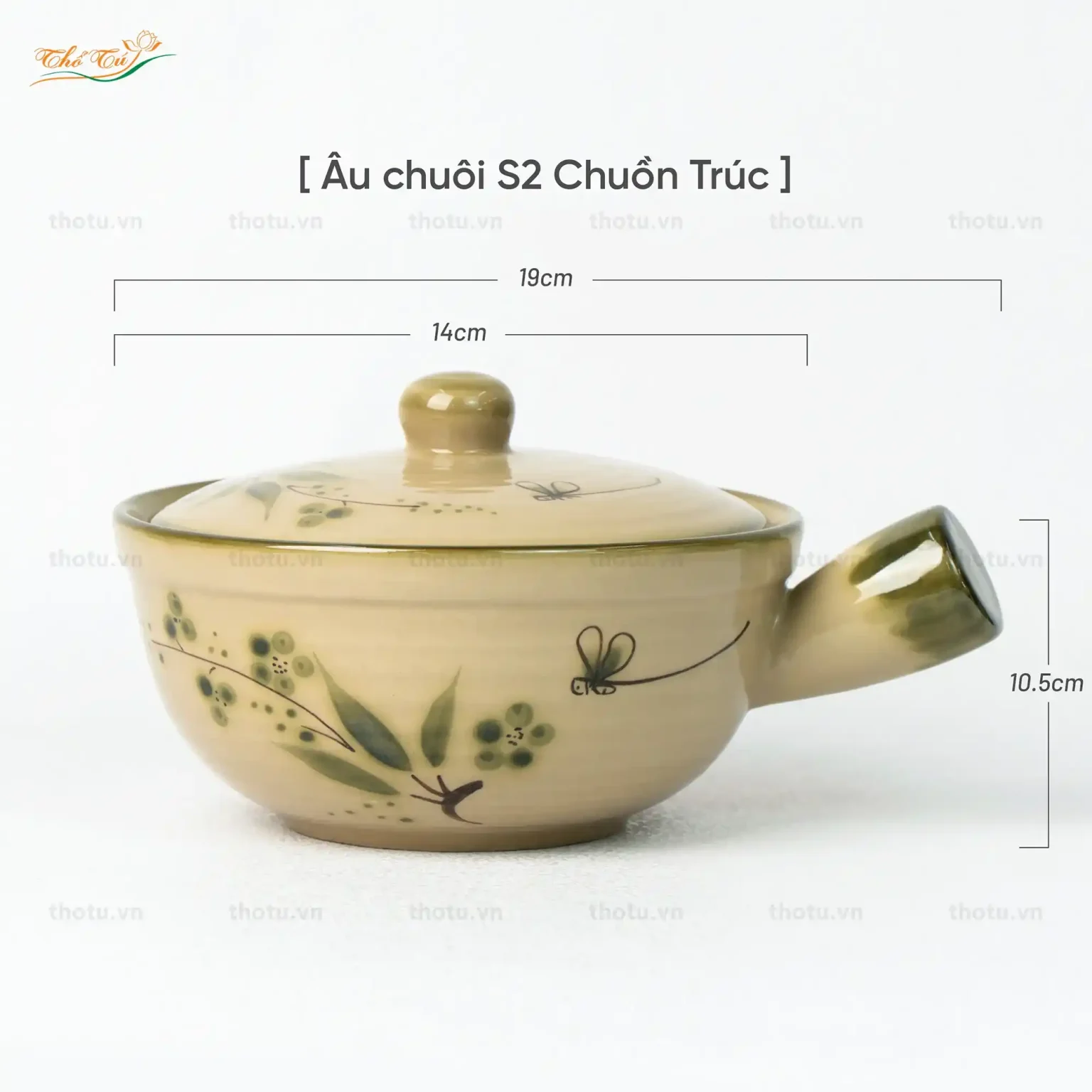 Âu Chuôi Trúc Chuồn Viền Xanh