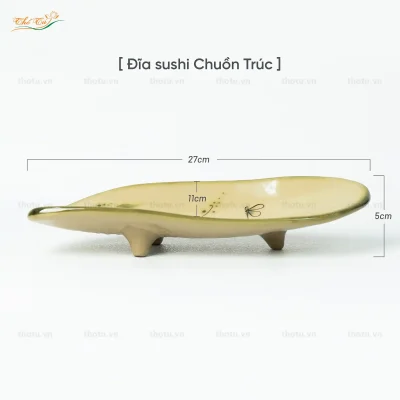 Đĩa sushi chuồn trúc