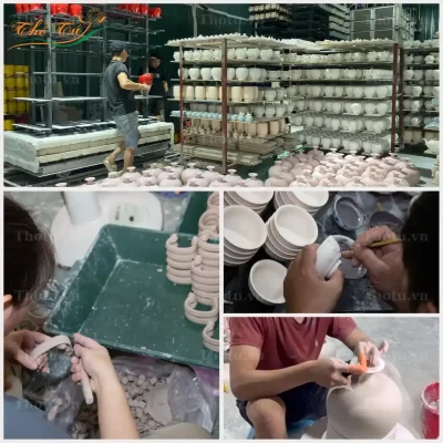 Bát đĩa Nhật Bản sản xuất tại xưởng