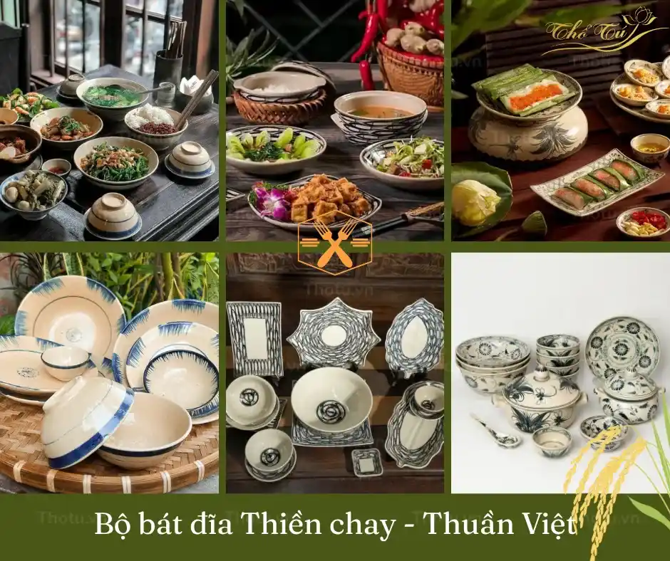 Bát đĩa Thổ Tú