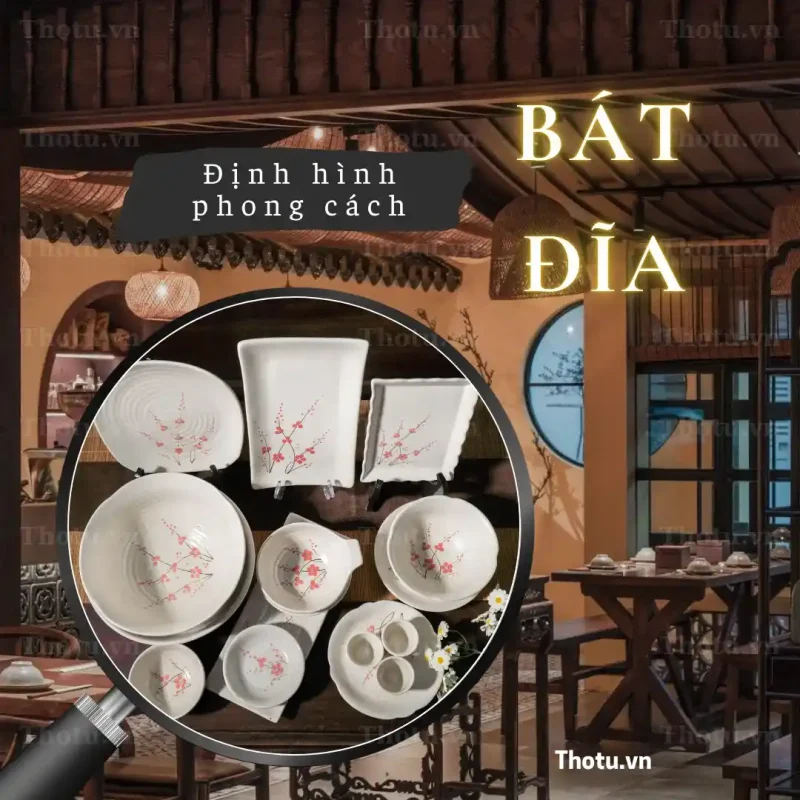 Bát đĩa Thổ Tú