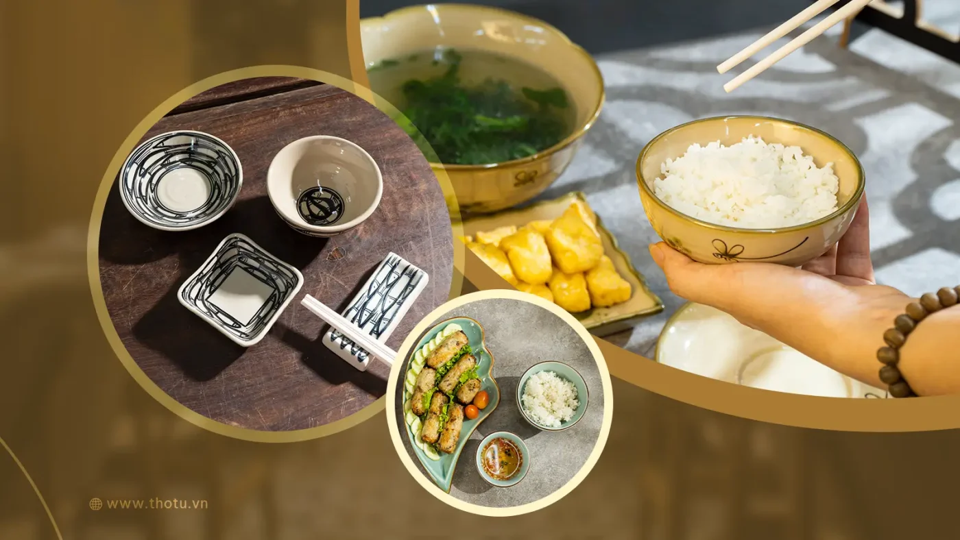 Bát đĩa nhà hàng cơm niêu
