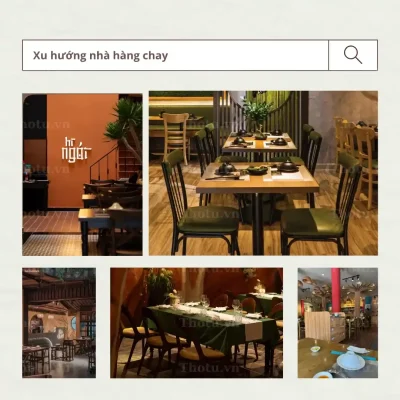 Xu hướng bát đĩa nhà hàng chay