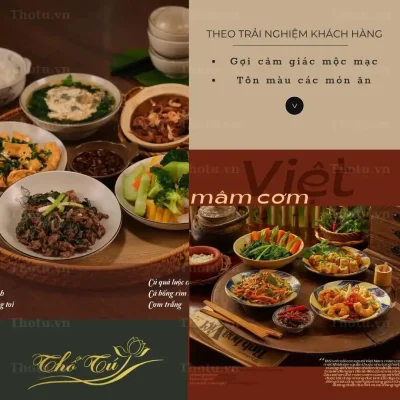 Bát đĩa nhà hàng cơm niêu theo trải nghiệm khách hàng