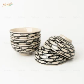 Bát Cơm Men Trắng Cá Đàn