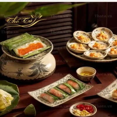 Bát đĩa Thổ Tú cho nhà hàng chay bình dân