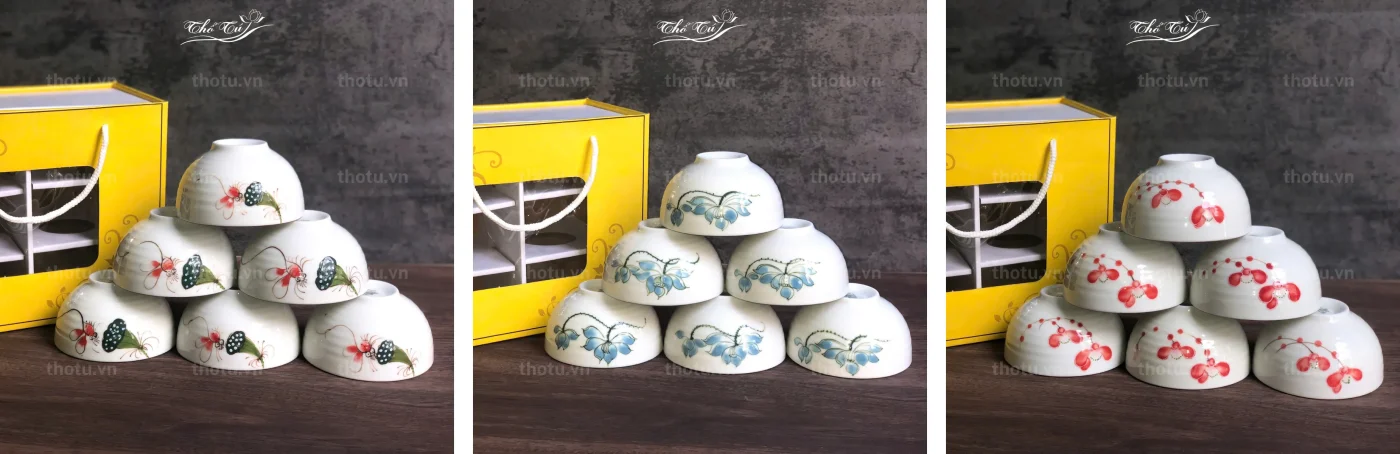 Bát đĩa Thổ Tú