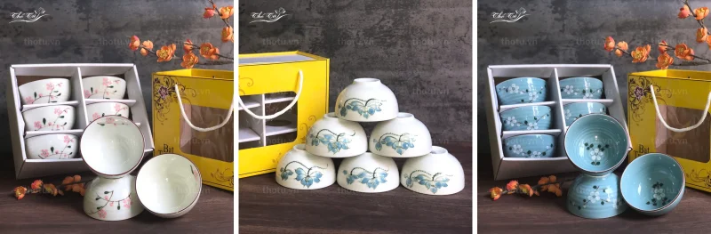 Bát đĩa gốm Bát Tràng chứa đựng giá trị văn hoá truyền thống