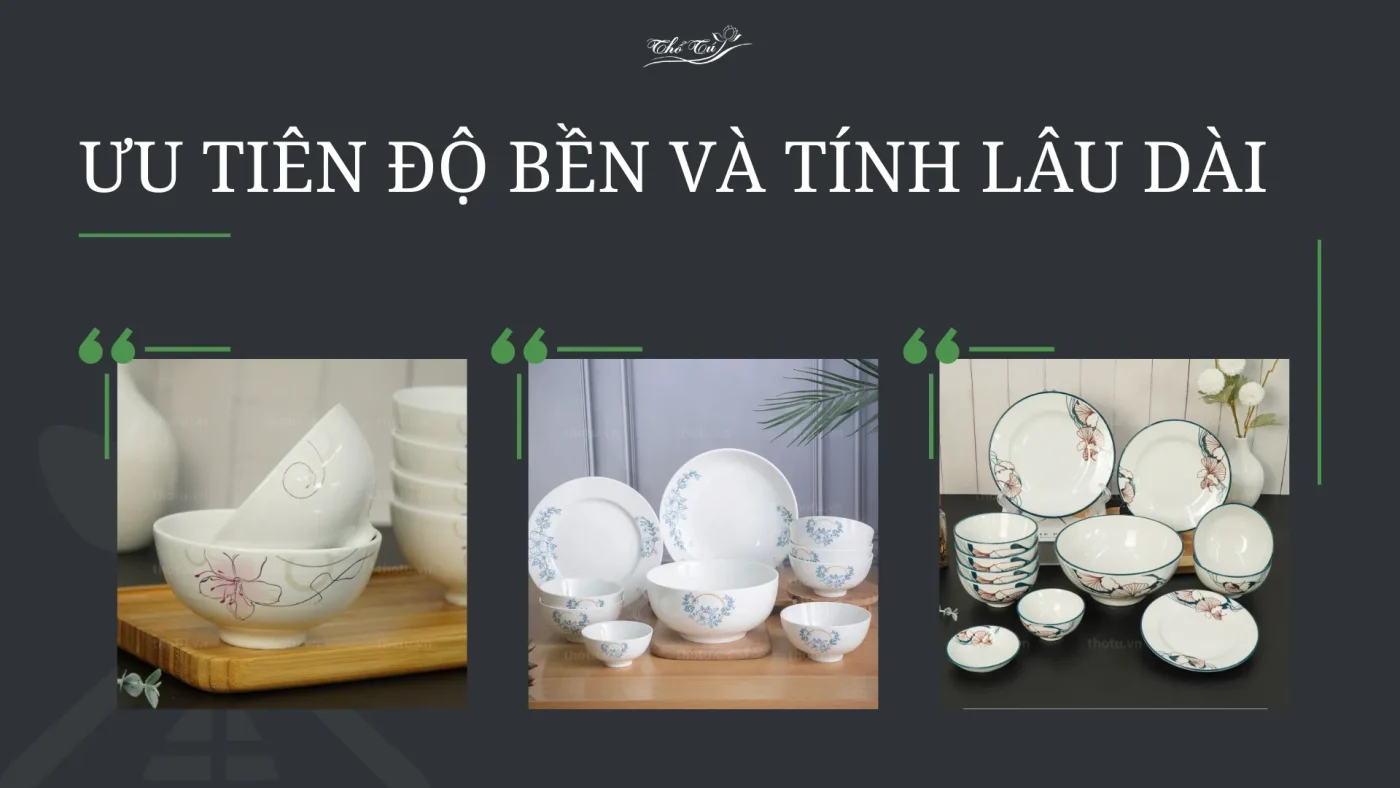 Bát đĩa Thổ Tú