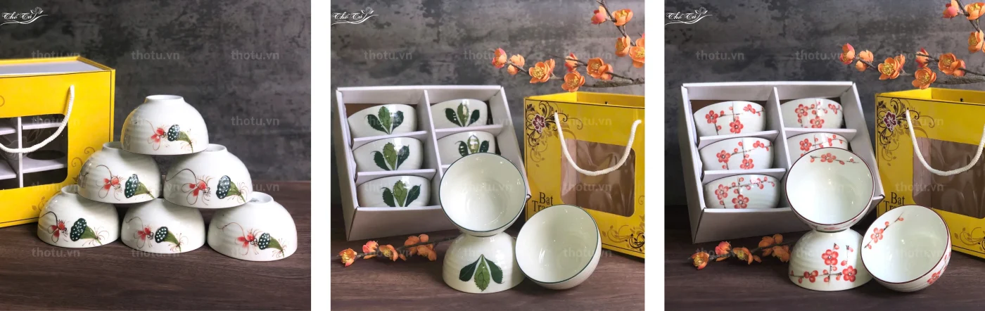 Bát đĩa Thổ Tú