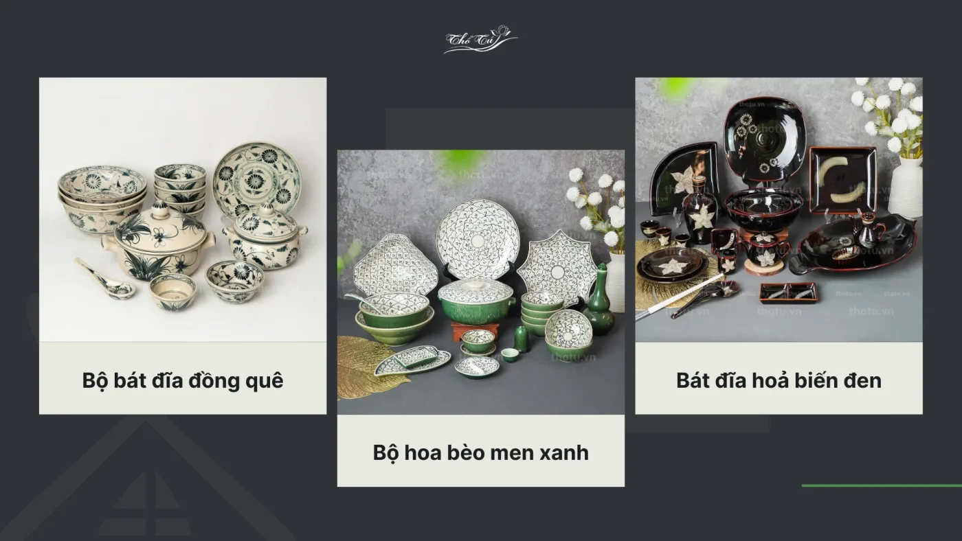 Bát đĩa Thổ Tú