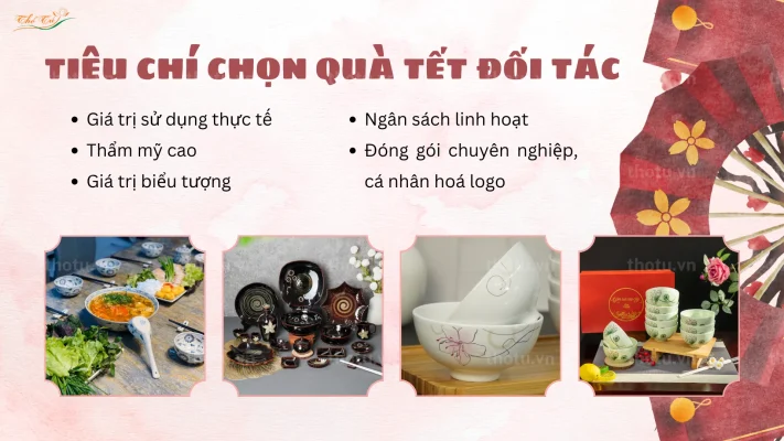 Các tiêu chí khi lựa chọn quà Tết cho đối tác
