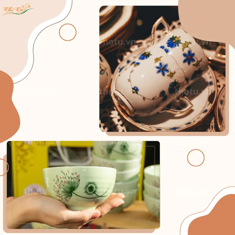 Bát đĩa Thổ Tú