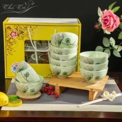 Bộ Bát Men Ngọc Bồ Công Anh