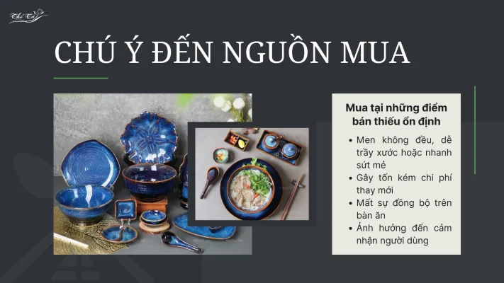 Cần chú ý đến yếu tố nguồn mua