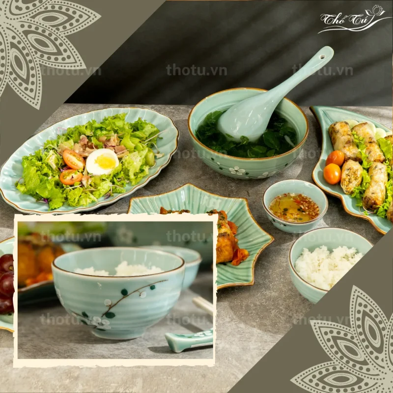 Bát đĩa Thổ Tú