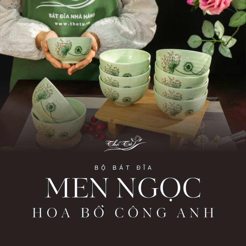 Bát đĩa Thổ Tú