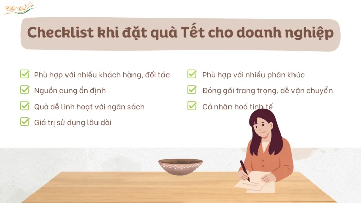 Checklist giúp doanh nghiệp tránh những lỗi thường gặp khi đặt quà Tết