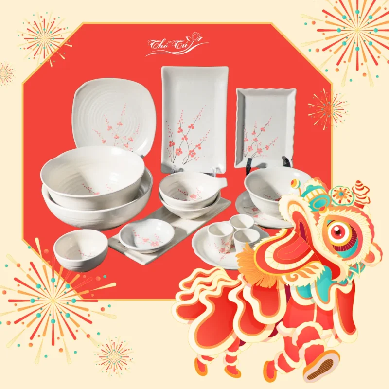 Bát đĩa Thổ Tú