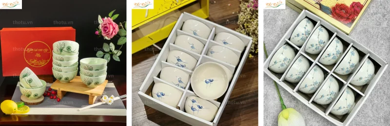 Bộ bát đĩa có giá trị sử dụng bền bỉ, thường xuyên trong cuộc sống hàng ngày