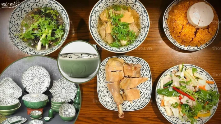 Bộ bát đĩa gốm đại diện cho sự tròn đầy, gắn kết và hoà thuận