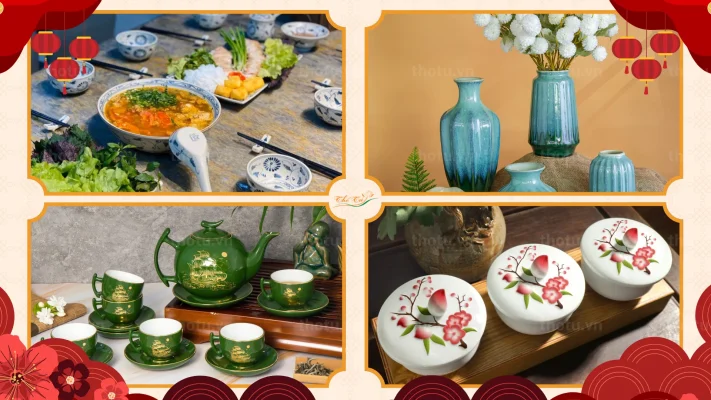 Quà tặng gốm sứ dịp Tết ngày càng được ưu chuộng