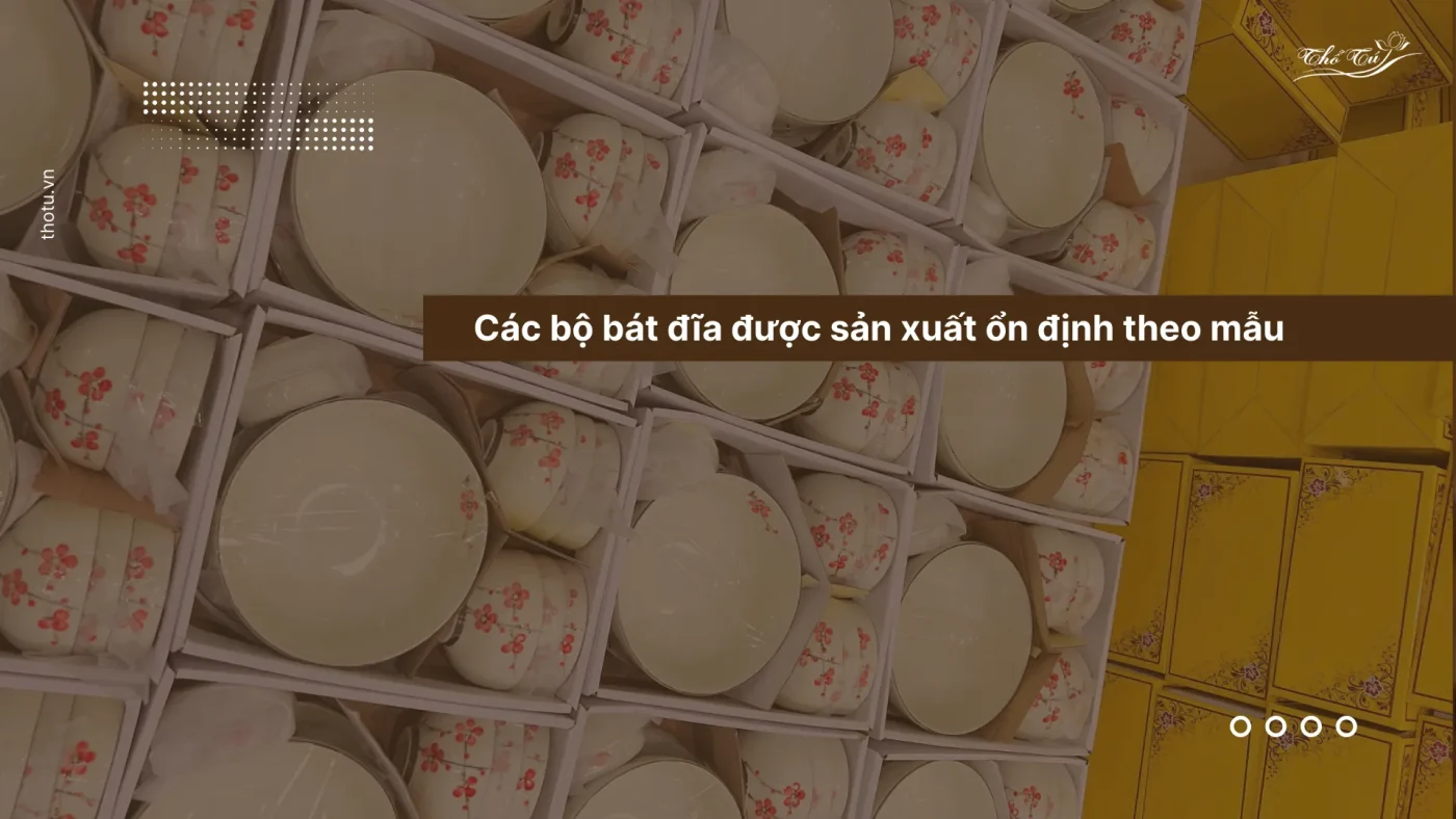Bát đĩa Thổ Tú