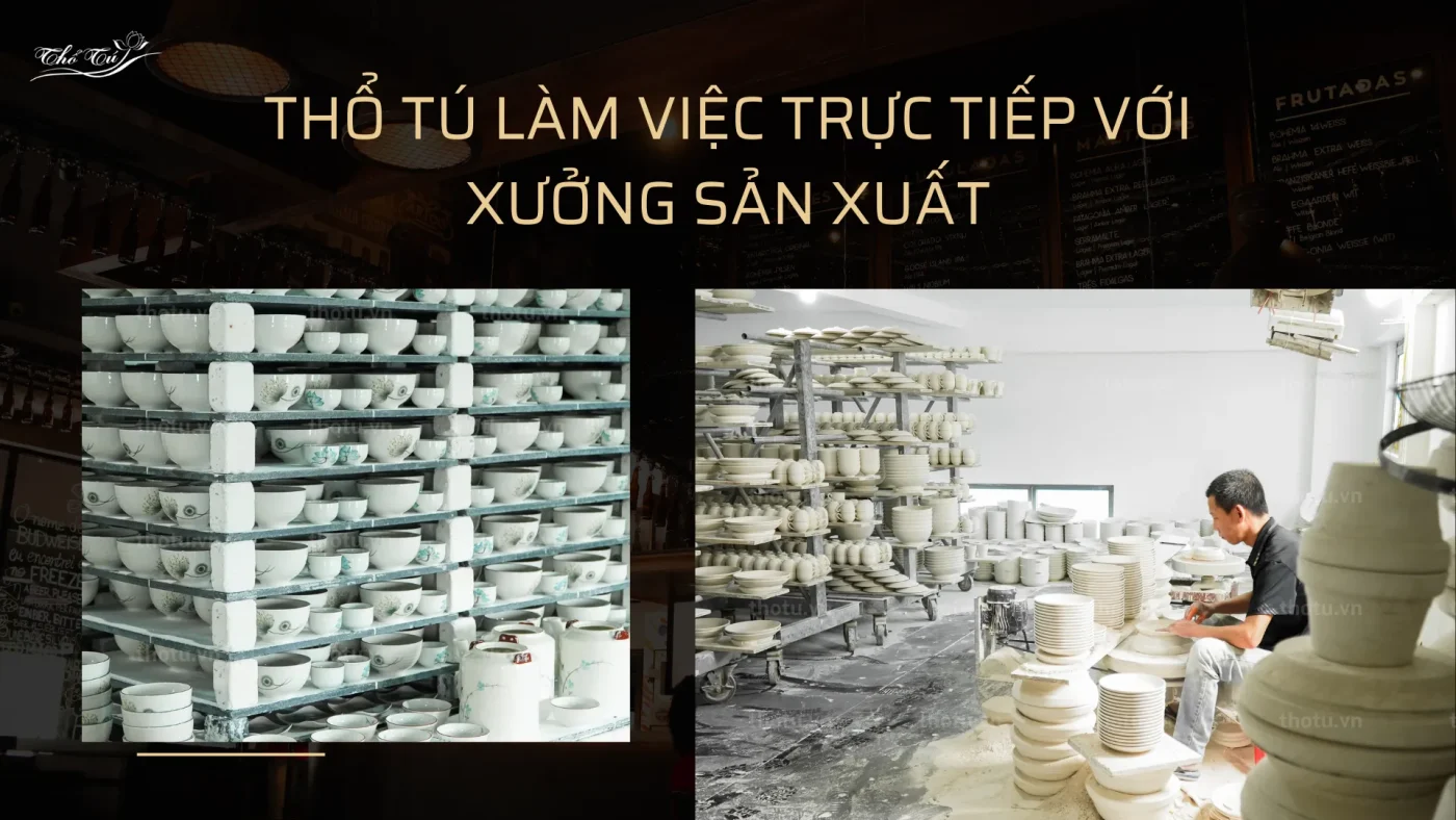 Bát đĩa Thổ Tú