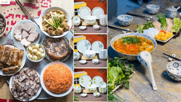 Bát đĩa gốm đồng hành cùng gia đình qua nhiều khoảnh khắc sum họp