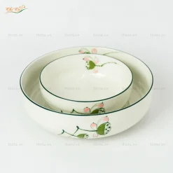 Tô Phệ Men Kem Đài Sen Bát Tràng