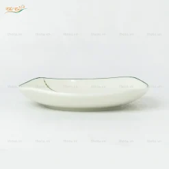 Đĩa Ảo Men Kem Đài Sen Bát Tràng