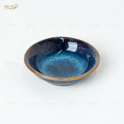 Gia vị tròn men hỏa biến xanh lam