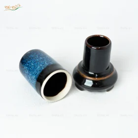Ống tăm men hỏa biến xanh lam