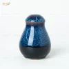 Lọ tiêu men hỏa biến xanh lam