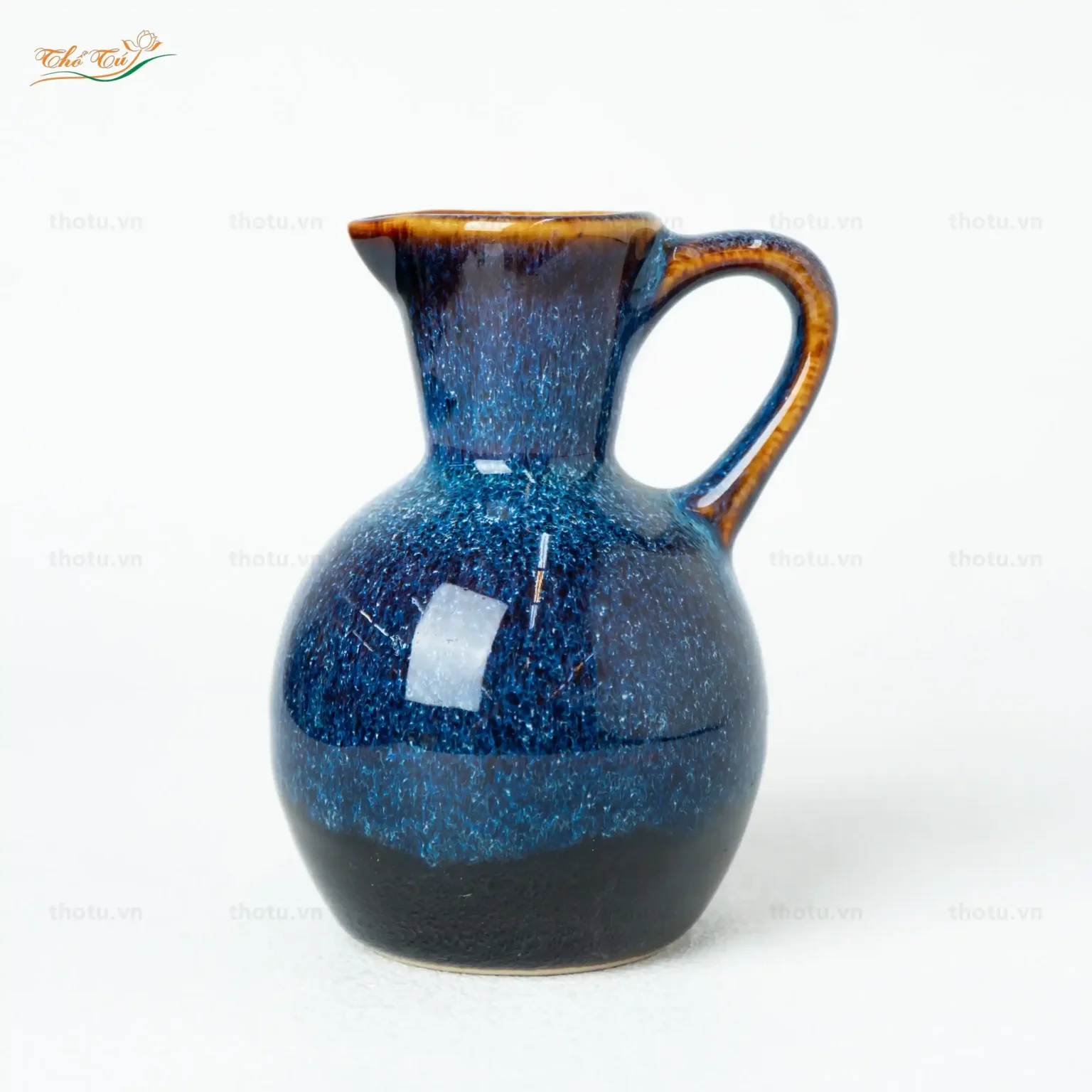Rót sữa men hỏa biến xanh lam