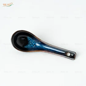 Thìa men hỏa biến xanh lam